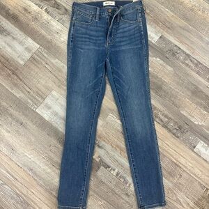 Madewell 10’’ High Rise skinny jeans NWT